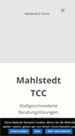 Mobile Screenshot of mahlstedt-tcc.de