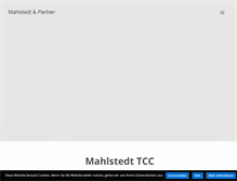 Tablet Screenshot of mahlstedt-tcc.de